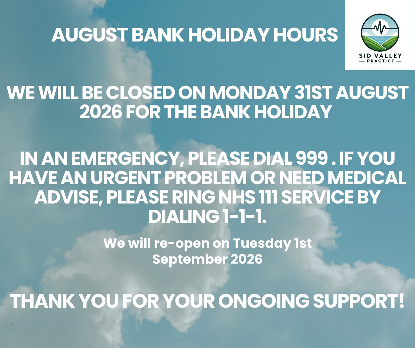 August Bank Holiday